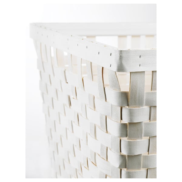 KNARRA Panier, blanc, 38x29x16 cm