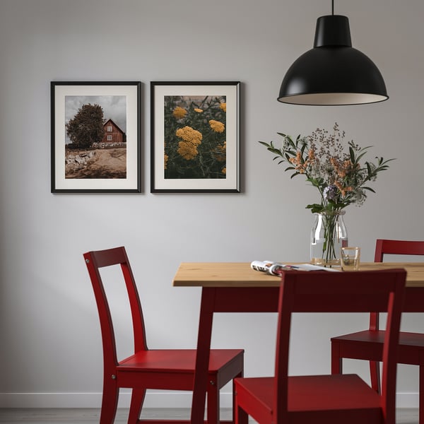 KNOPPÄNG Cadre poster, Vivre à la campagne, 40x50 cm