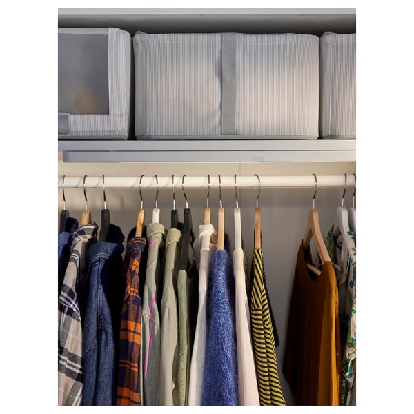 KÖLVATTEN Éclairage LED avec capteur, blanc/à pile, 70 cm