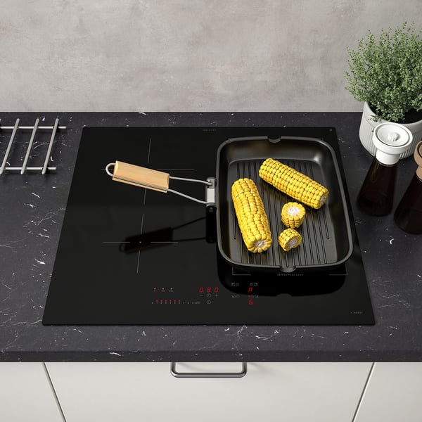 KOLSTAN Plaque de cuisson à induction, IKEA 500 noir, 58 cm