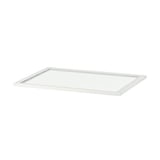 KOMPLEMENT Tablette en verre, blanc, 75x58 cm