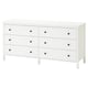 KOPPANG Commode 6 tiroirs, blanc, 172x44x83 cm