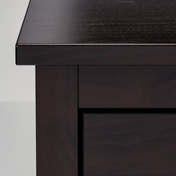 KOPPANG Commode 6 tiroirs, brun noir, 172x44x83 cm
