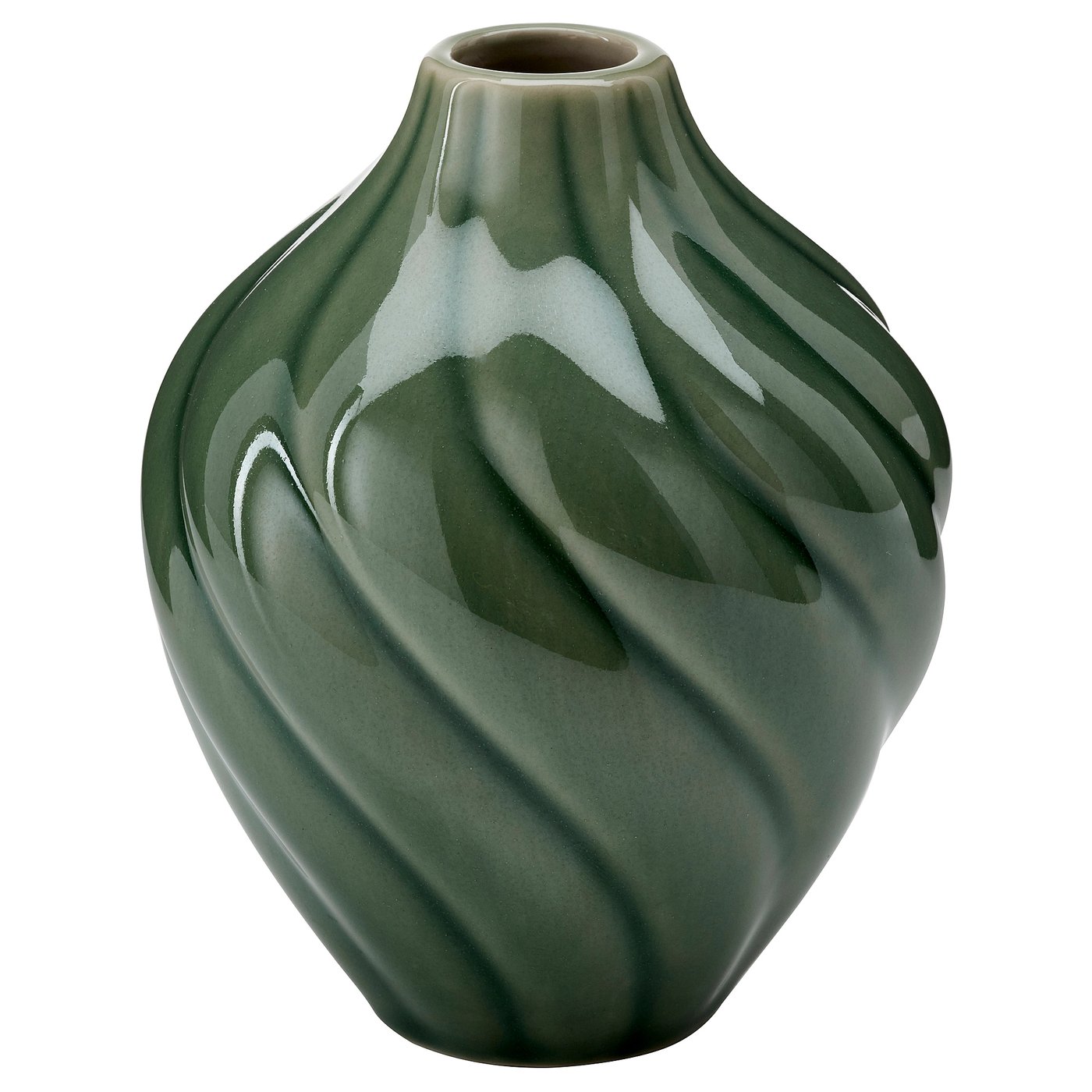 KORNSPARV Vase, vert, 12 cm