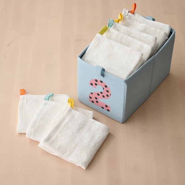 KRAMA Petite serviette, blanc, 30x30 cm