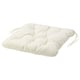 KUDDARNA Coussin de chaise, extérieur, beige, 44x44 cm