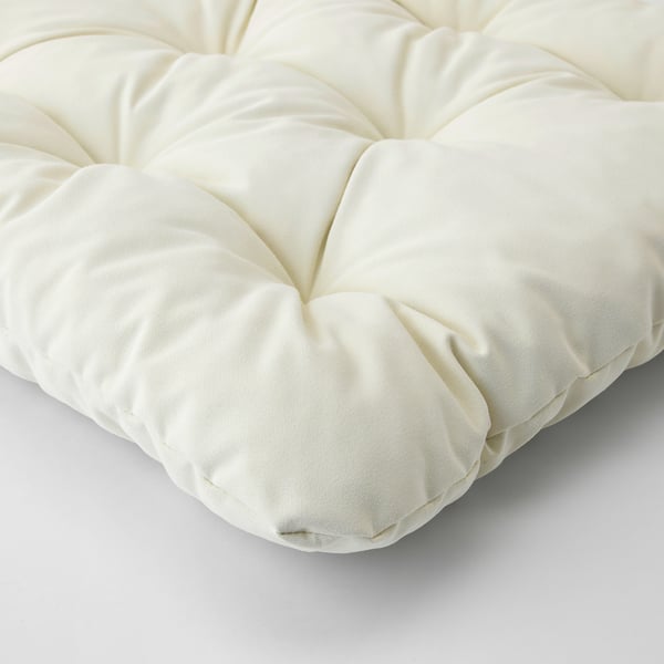 KUDDARNA Coussin de chaise, extérieur, beige, 44x44 cm