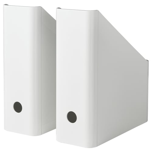 KUGGIS Range-revues, blanc