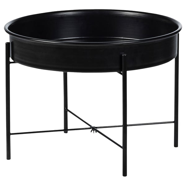KULTURSKOG Piédestal, noir, 58 cm