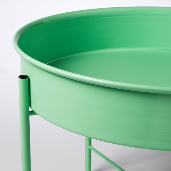 KULTURSKOG Piédestal, vert clair, 58 cm
