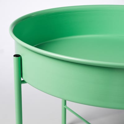 KULTURSKOG Piédestal, vert clair, 58 cm
