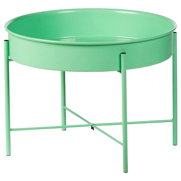 KULTURSKOG Piédestal, vert clair, 58 cm