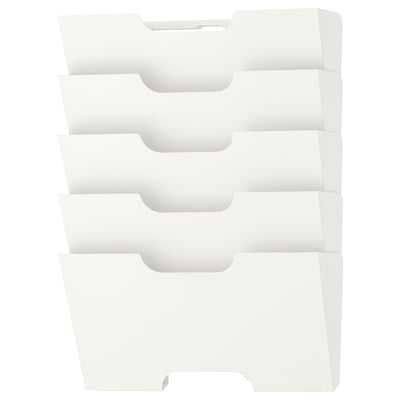 KVISSLE Range-revues mural, blanc