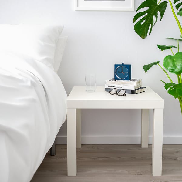 LACK Table d'appoint, blanc, 55x55 cm