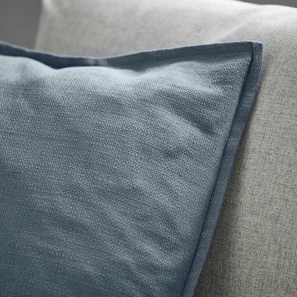LAGERPOPPEL Housse de coussin, gris bleu, 50x50 cm