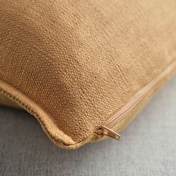 LAGERPOPPEL Housse de coussin, jaune-beige, 50x50 cm