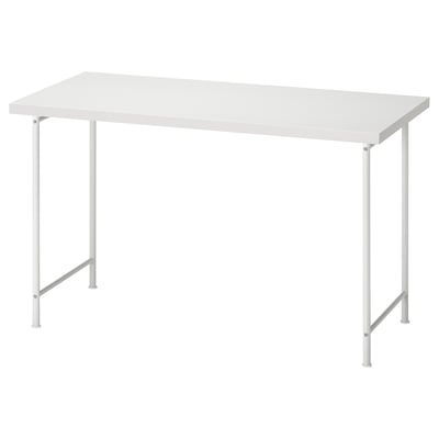 LAGKAPTEN / SPÄND Bureau, blanc, 120x60 cm