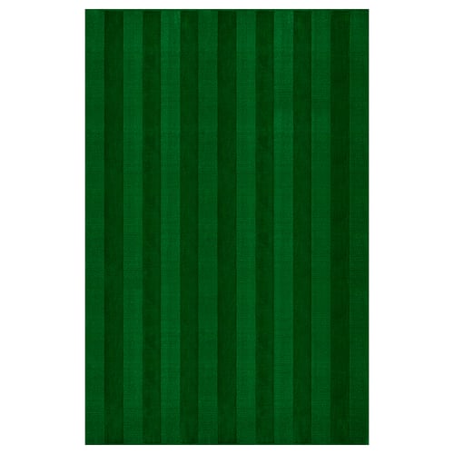 LANDSVÄG Tapis, poils ras, vert, 60x90 cm