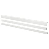 LARKOLLEN Rail/accessoires portes couliss, blanc, 80 cm