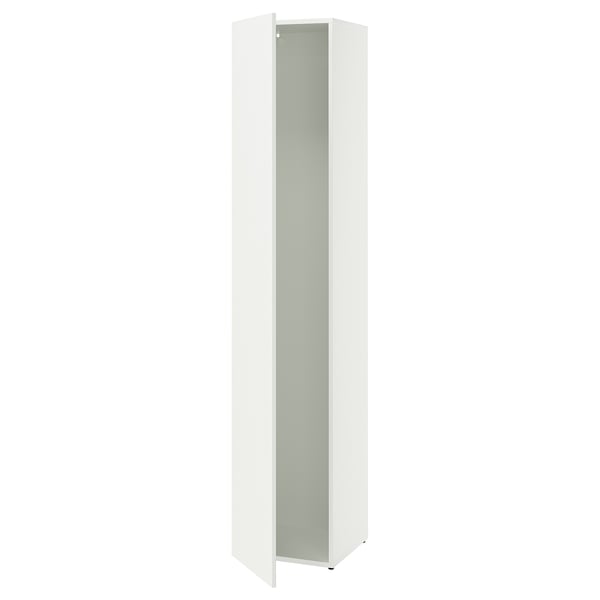 LASTARE Structure avec porte, blanc, 40x42x200 cm