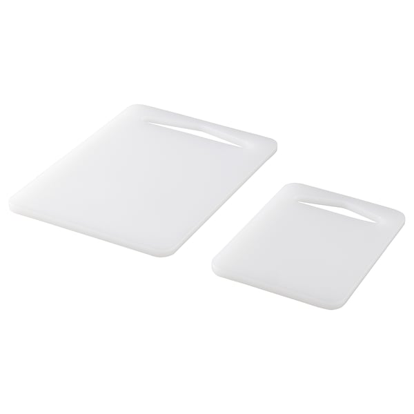 LEGITIM Planches à découper, 2pces, blanc
