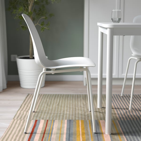 LIDÅS Chaise, blanc/Sefast blanc