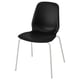LIDÅS Chaise, noir/Sefast blanc