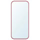 LINDBYN Miroir, rouge, 28x60 cm