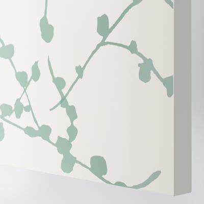 LINNABERG Porte, vert/à motifs, 50x195 cm
