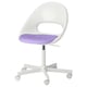 LOBERGET / MALSKÄR Chaise conférence, blanc/mauve