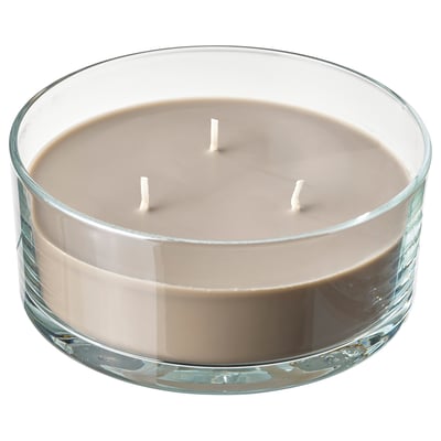LOTSFÅGEL Bougie parf 3 mèches ds verre