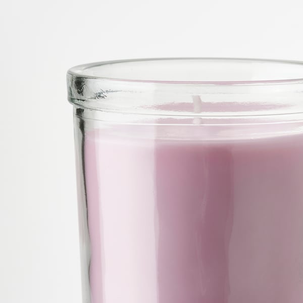 LUGNARE Bougie parfumée dans verre, jasmin/rose, 40 hr