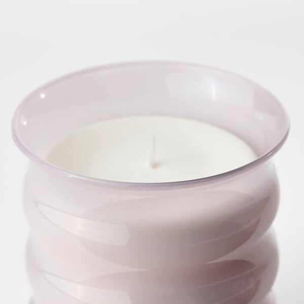 LUGNARE Bougie parfumée dans verre, jasmin/rose, 50 hr