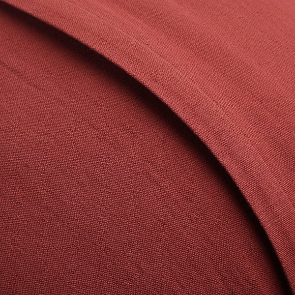MÄVINN Housse de coussin, rouge blanc/broderie, 50x50 cm