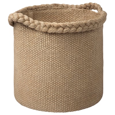 MÄVINN Panier, jute/tressée, 26x25x25 cm