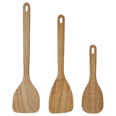 MAJFISK Ustensiles, 3 pièces, acacia