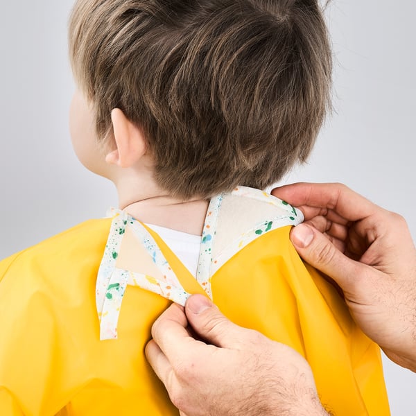 MÅLA Tablier manches longues, jaune