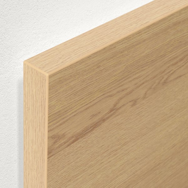 MALM Cadre lit coffre, plaqué chêne blanchi, 140x200 cm
