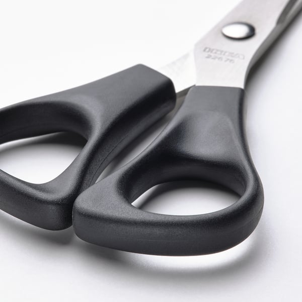 MÅNÖGA Ciseaux, acier inoxydable/noir