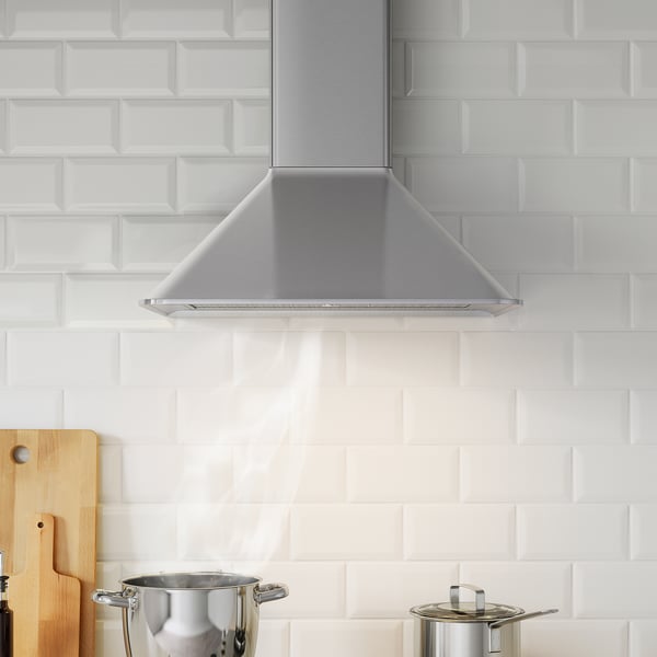 MATTRADITION Hotte aspirante murale, acier inoxydable, 60 cm