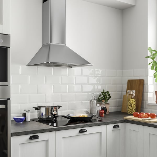 MATTRADITION Hotte aspirante murale, acier inoxydable, 60 cm