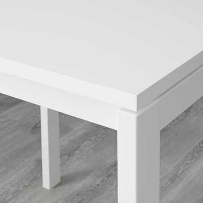 MELLTORP Plateau, blanc, 125x75 cm