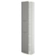 METOD Armoire avec tablettes, blanc/Bodbyn gris, 40x37x200 cm