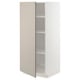 METOD Armoire avec tablettes, blanc/Stensund beige, 60x60x140 cm