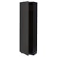 METOD Armoire avec tablettes, noir/Nickebo anthracite mat, 60x37x200 cm