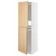 METOD Armoire pour réfrig./congélateur, blanc/Forsbacka chêne, 60x60x200 cm