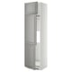 METOD Armoire réfrigérateur/congél+3ptes, blanc/Bodbyn gris, 60x60x220 cm