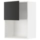 METOD Élément mural pour micro-ondes, blanc/Nickebo anthracite mat, 60x80 cm