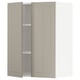 METOD Élément mural tablettes/2portes, blanc/Stensund beige, 60x80 cm
