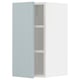 METOD Élément mural + tablettes, blanc/Kallarp bleu gris clair, 30x60 cm
